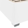 vidaXL Estructura de cama con colch&oacute;n 200 x 200 cm tela