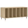 vidaXL Mueble discos madera contrachapada roble Sonoma 100x38x48 cm