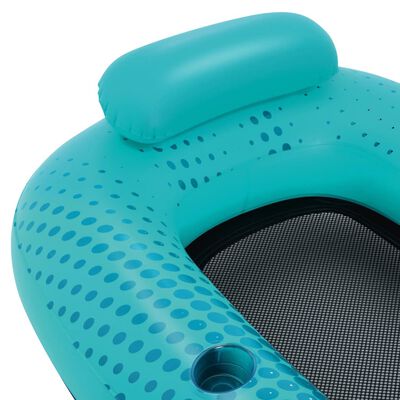 Bestway Colchoneta hinchable piscina Hydro Force malla azul 188x109 cm
