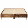 vidaXL Estructura de cama sin colch&oacute;n madera vieja 120x190 cm madera