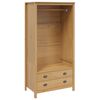 vidaXL Armario con caj&oacute;n HILL Marr&oacute;n miel 84 x 50 x 170 cm Pino macizo