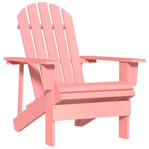 vidaXL Silla de jard&iacute;n Adirondack madera maciza de abeto rosa