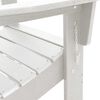 vidaXL Silla Adirondack Plegable Blanco 74.5 x 80.5 x 90cm HDPE