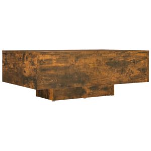 vidaXL Mesa de centro madera contrachapada roble ahumado 85x55x31 cm