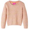 vidaXL Jersey de punto infantil rosa suave 128