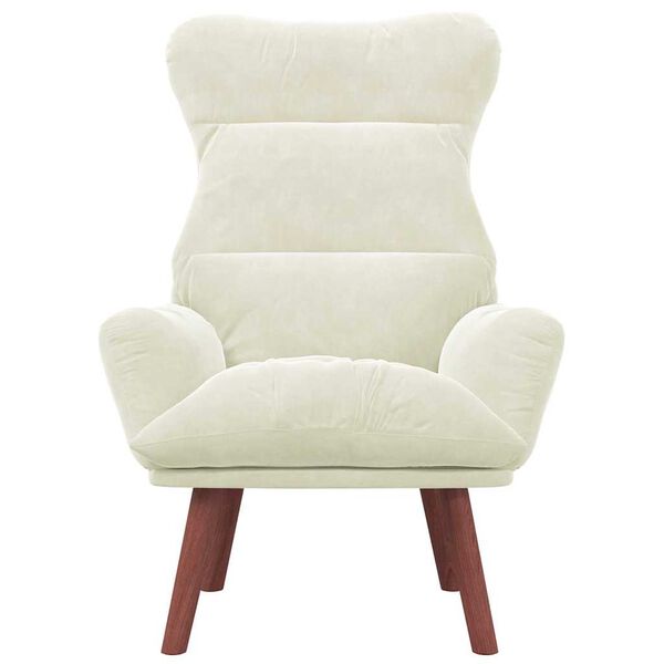 vidaXL sill&oacute;n Crema 69 x 74 x 93 cm Terciopelo