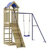 vidaXL Parque infantil de exterior madera de pino impregnada