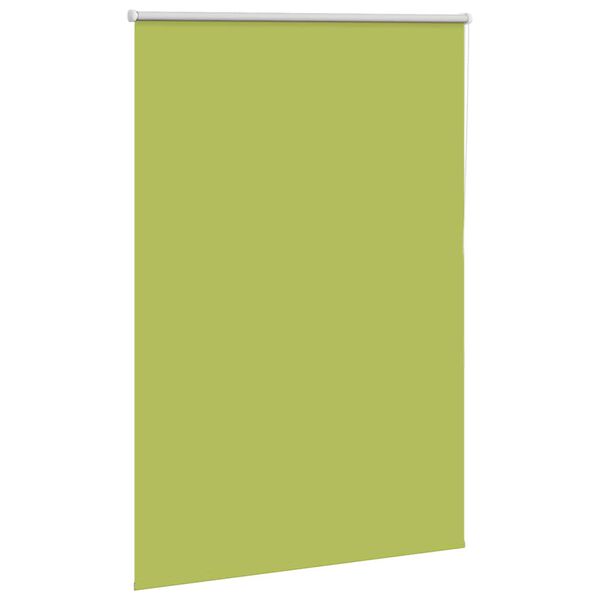 vidaXL Estor Enrollable Opaco hojas verde 115x175cm Tela Ancho 110,7cm