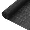 vidaXL Red de privacidad HDPE negro 3,6x25 m 75 g/m&sup2;