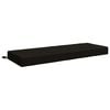 vidaXL Coj&iacute;n de respaldo SOEST 100% Poli&eacute;ster Negro 120 x 40 x 10 cm