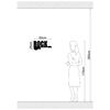 Homemania Adorno de pared Words Love acero negro 50x25 cm