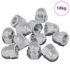 vidaXL Tuercas Acorn Hexagonales 3913 pcs Plateado Metal