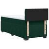 vidaXL Cama box spring con colch&oacute;n terciopelo verde oscuro 100x200 cm