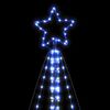 vidaXL Árbol de Navidad LED 615 LEDs azul 404,5 cm