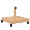 vidaXL Base para sombrilla Madera clara 45 x 45 x 31,5 cm