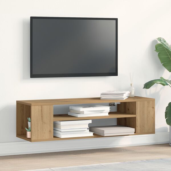 vidaXL Gabinete de TV artisian oak 100 x 30 x 26,5 cm