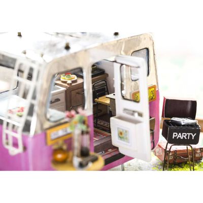 Robotime Kit de coche en miniatura DIY Happy Camper