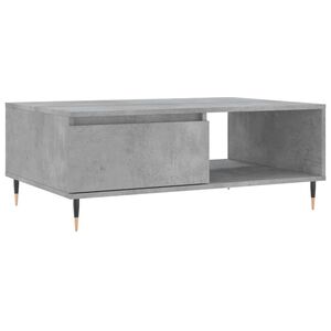 vidaXL Mesa de centro madera de ingenier&iacute;a gris hormig&oacute;n 90x60x35 cm