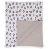 CHILDHOME Manta para beb&eacute; leopardo 85x70 cm
