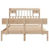 vidaXL Cama con estanter&iacute;a sin colch&oacute;n madera maciza de pino 160x200cm