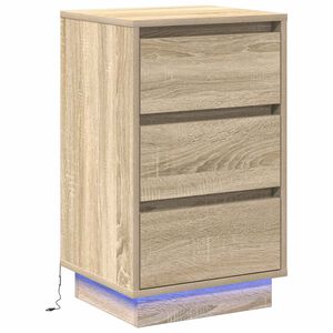 vidaXL Armario de Noche Roble Sonoma 39 x 34,5 x 65 cm