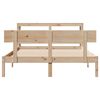 vidaXL Estructura de cama sin colch&oacute;n madera de pino maciza 120x200 cm