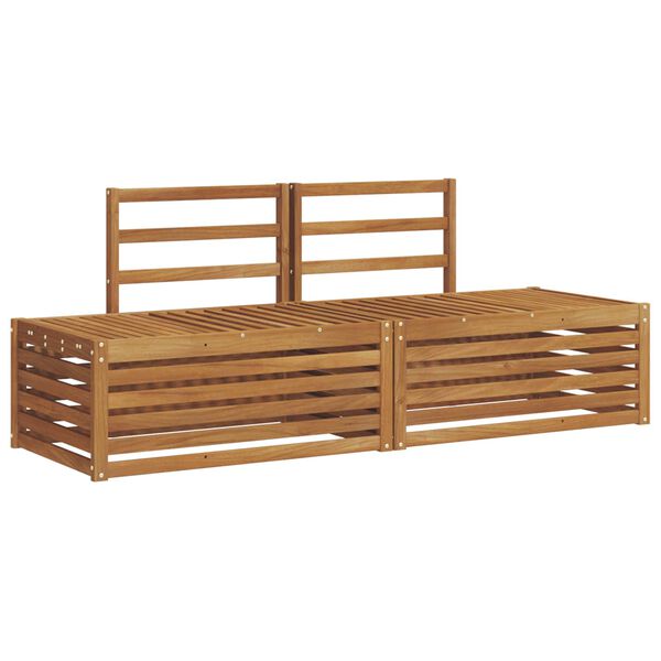 vidaXL Conjunto de sof&aacute;s de exterior 2 Pieza Natural