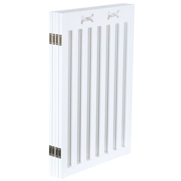 TRIXIE Barrera para perros con 4 partes MDF blanco 60-160 cm
