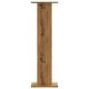 vidaXL Soportes para plantas 2 uds madera roble artisian 30x30x95 cm