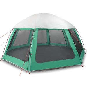 vidaXL Carpa para piscina con desmontables y paredes azul 510x510 cm