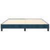 vidaXL Estructura de cama con somier terciopelo azul oscuro 160x200cm