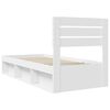 vidaXL Estructura de cama 75 x 190 cm Madera de pino macizo