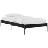vidaXL Estructura de cama Roble Negro 80 x 200 cm Madera de ingenier&iacute;a