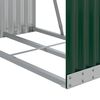 vidaXL Le&ntilde;ero de acero galvanizado verde 80x45x120 cm