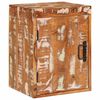 vidaXL Mesita de Noche Marr&oacute;n 35 x 33 x 48 cm Madera maciza recuperada