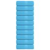 vidaXL Toallas de mano FROGN 4 uds 360 g/m&sup2; turquesa 50x100 cm