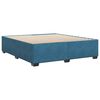 vidaXL Estructura de cama sin colch&oacute;n terciopelo azul 200x200 cm