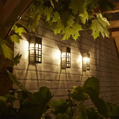 Luxform Lámpara solar de jardín LED inteligente híbrida Oregon PIR