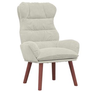 vidaXL sill&oacute;n Crema 69 x 74 x 93 cm Terciopelo