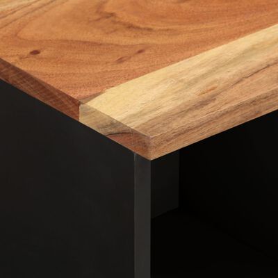 vidaXL Mueble de baño madera maciza de acacia 38x33x160 cm