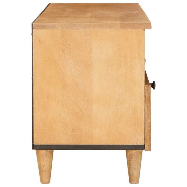 vidaXL Unidades de TV con cajón Marrón Claro 100 x 33 x 46 cm