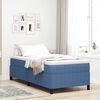 vidaXL Cama tipo Box Spring Azul 100 x 200 cm Terciopelo