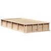 vidaXL Estructura de cama Marr&oacute;n 100 x 200 cm Madera de pino macizo