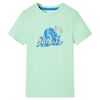 Camiseta infantil verde claro 140