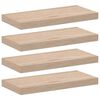 vidaXL Estantes flotantes 4 uds madera de ingenier&iacute;a 50x23,5x4 cm