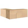 vidaXL Mueble de esquina madera ingenier&iacute;a roble artisian 200x40x45 cm
