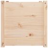 vidaXL Jardineras 2 uds madera maciza de pino 50x50x50 cm