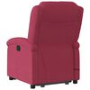 vidaXL Sill&oacute;n de masaje reclinable elevable terciopelo rojo tinto