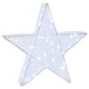vidaXL Estrella de Navidad 3D 50 LED Blanco fr&iacute;o 55 x 53,5 x 10 cm