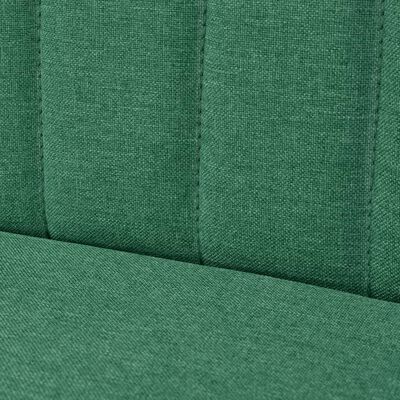 vidaXL Sofá de tela verde 117x55,5x77 cm